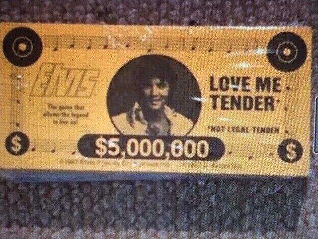 V.RARE: Elvis Trivia/Board Game 'Game That Allows the Legend to Live on!' **EX**