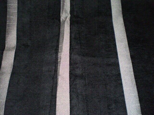 Fabric  Good Quality  Fabric  Velour  Black Grey Multi  Colour New 