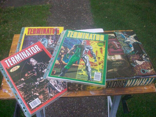 Complete set of UK Terminator comics