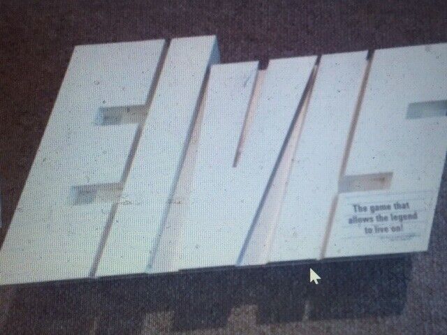 V.RARE: Elvis Trivia/Board Game 'Game That Allows the Legend to Live on!' **EX**