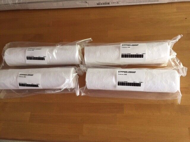 image for Water filter cartridge, 10 inch 5 micron, factory sealed & unopened x 4