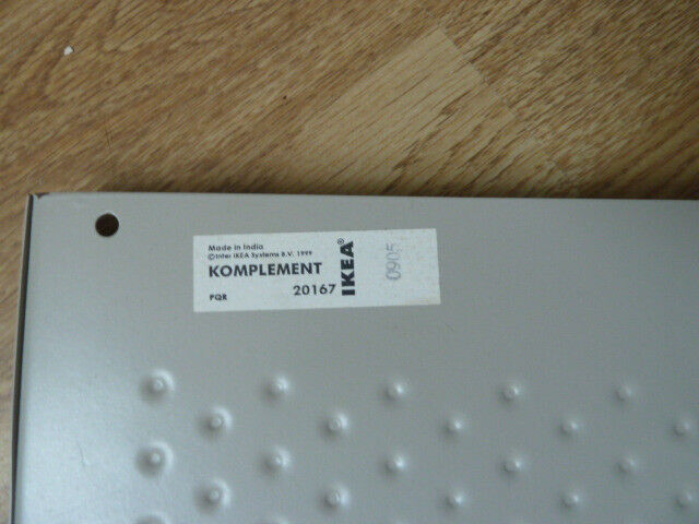 IKEA - Shoe shelf and clothes shelf, dark grey - 50x35 cm