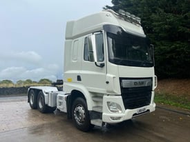 image for 2018 DAF CF 480 Euro 6 6x4 hub reduction tractor unit twin line hydraulics 280km