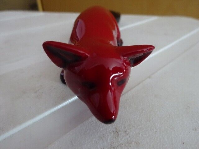 image for Royal Doulton flambe small stalking fox