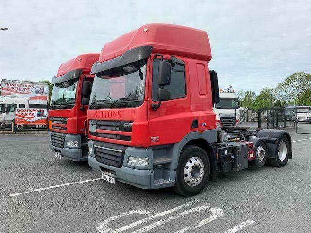 2013 DAF CF85.460 6X2 SPACECAB SMALL WHEEL MID LIFT AXLE T/UNIT