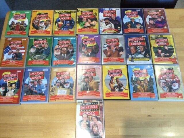 DVDS -ONLY FOOLS &HORSES COMPLETE SET VGC