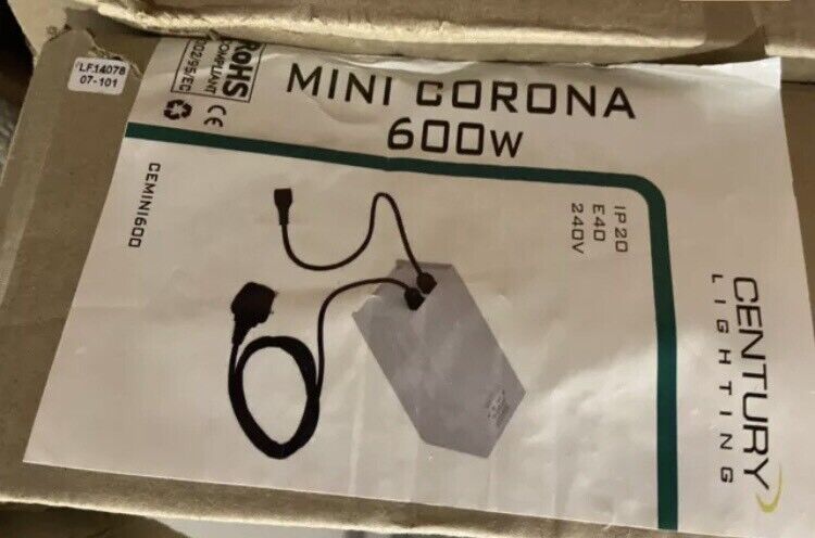 Century grow system 600w ballast.FREE DELIVERY TO YOU AROUND GREATER MANCHESTER 