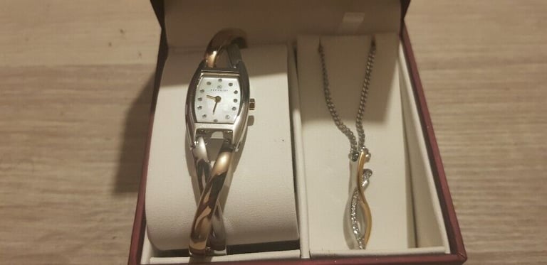 image for Accurist Ladies Watch + Necklace