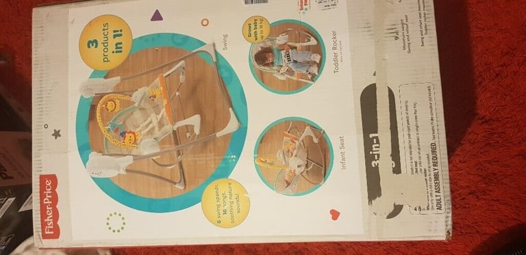 image for Fisher price 3 in 1 swing 