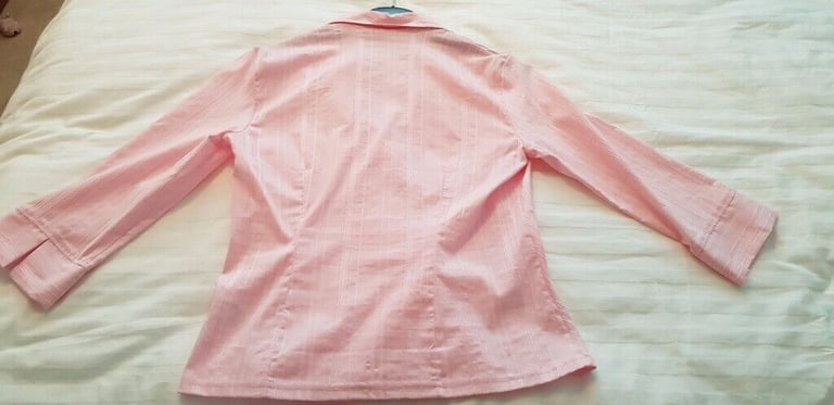 NEW WITH TAGS - LADIES STRETCH SHIRT FROM NEXT (PINK) - SIZE 12 