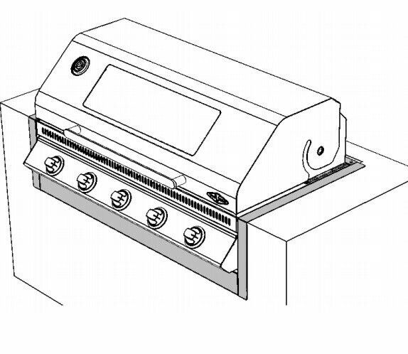 image for Beef Eater 4 Burner Discovery 1100 Series Trim Kit