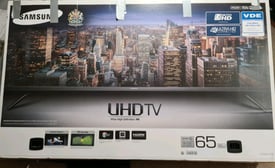 Reduced to £40 ono Spares or repair Samsung 65" ultra HD tv