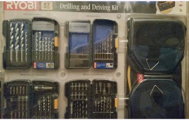 image for Ryobi 87 pcs drilling and driving kit