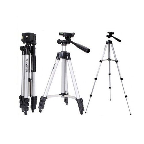 image for camera tripod 3 legged up to 3 ft high fits most cameras alloy legs new in box