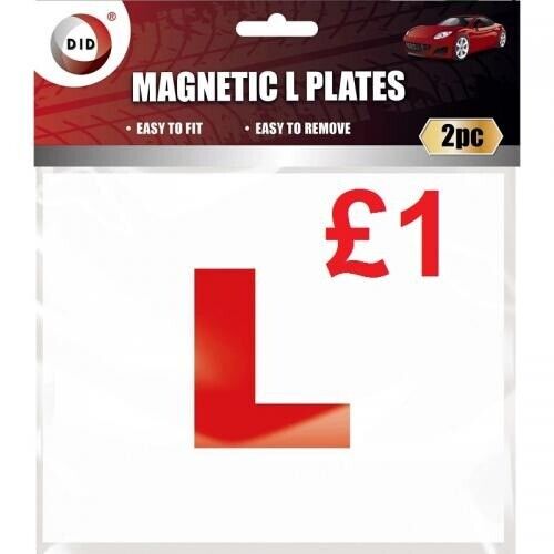 Driving Pass or Learning magnetic plate 2pcs