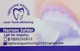 Cosmetic teeth whitening