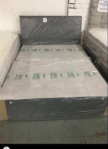 **100% GUARANTEED PRICE!**BRAND NEW-Double Bed With Super Ortho Mattress Options-Same Day Delivery