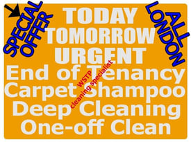 image for LAST MINUTE PROFESSIONAL END OF TENANCY CLEANING SERVICES CARPET ONE-OFF DEEP DOMESTIC HOUSE CLEANER