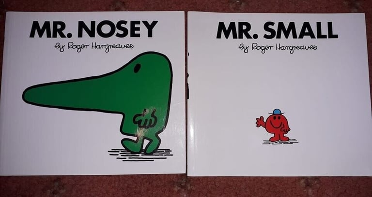 image for 2 Mr men book's
