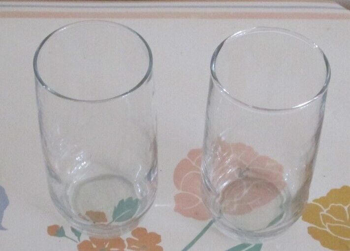 image for SET 0F 10 - DRINKING GLASSES, 5; HIGH X 2.5 DIAMETER, VERY GOOD CONDITION