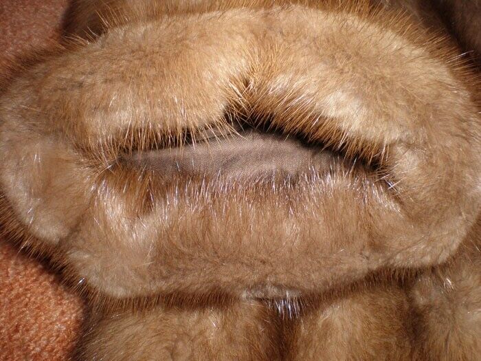 Gorgeous Real Mink Fur coat, size M/L (01)
