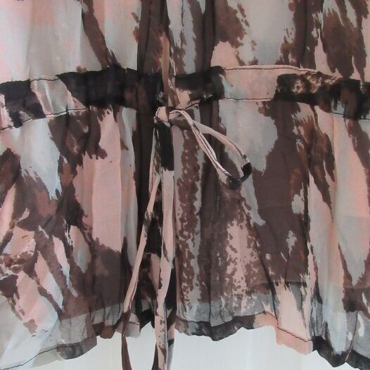 Ladies Pattern Top With A Camisole Insert