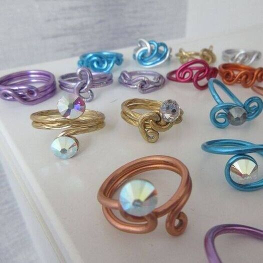 Aluminium Coloured Rings £5 Each BRAND NEW