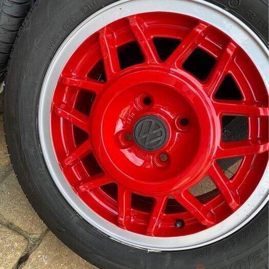 image for VW Retro Snowflake Alloys with Tyres 