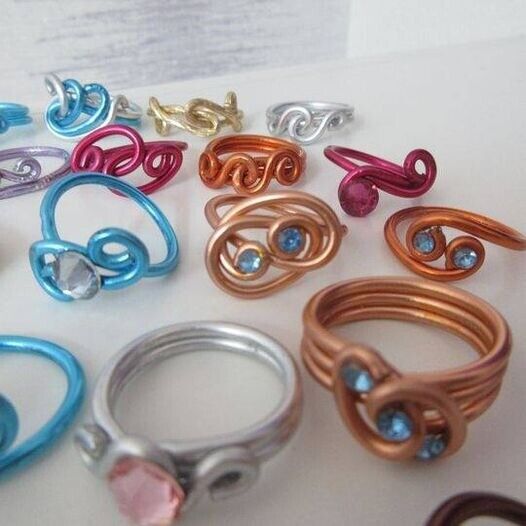 Aluminium Coloured Rings £5 Each BRAND NEW