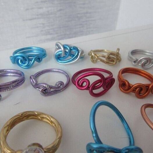 Aluminium Coloured Rings £5 Each BRAND NEW
