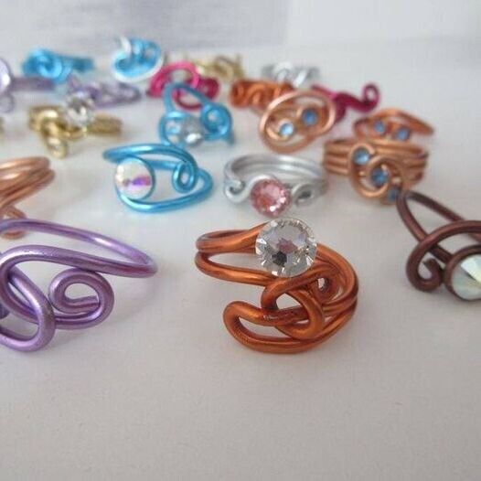 Aluminium Coloured Rings £5 Each BRAND NEW