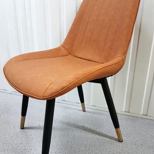 Brand new faux leather Chair with Gold legs, waterproof Seating  £30 each