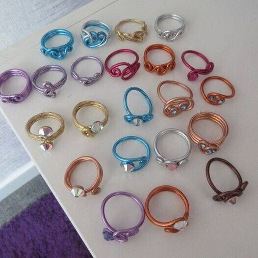 Aluminium Coloured Rings £5 Each BRAND NEW