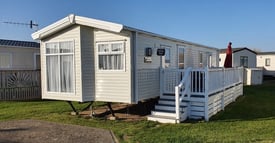 3 bed caravan for hire/rent, West Sands, Selsey. Pet Friendly. Taking bookings 2023
