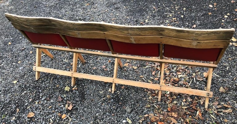 Vintage folding theatre/church seats