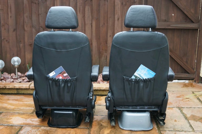 Mercedes Sprinter/VW Crafter Seats 2006-18 REAL LEATHER RETRIMMED