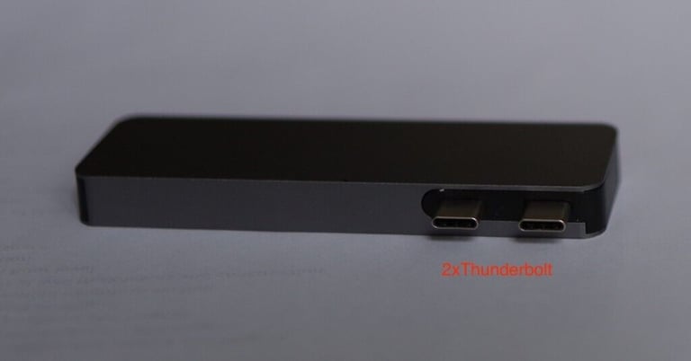 6 in1 USB-C Hub Adapter For MacBook Pro, MacBookAir