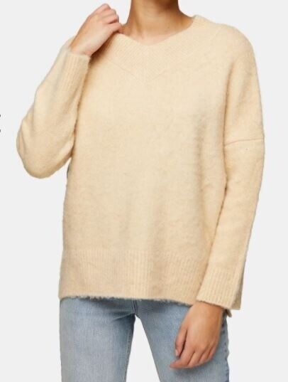 Gorgeous brand new Top Shop Ivory Brushed Longline knitted Jumpers small & medium £30 each one