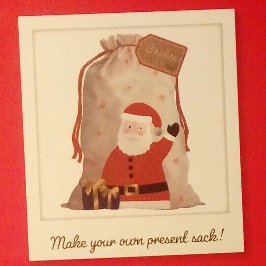 image for Christmas Present Sack Sewing Kit Needlework Crafts DIY