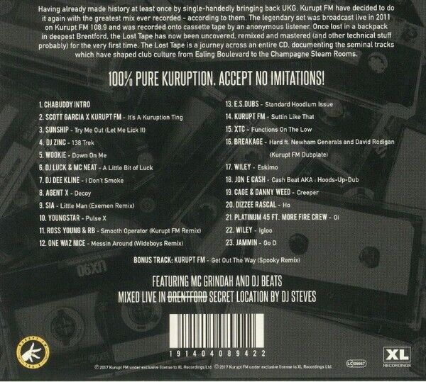 Kurupt FM ‎– The Lost Tape. Brand New CD's Still Sealed £10