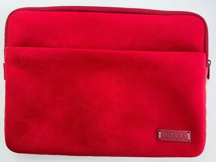 image for Port Designs Milano 11&quot; - 12&quot; laptop carry case, Red, Soft lined  