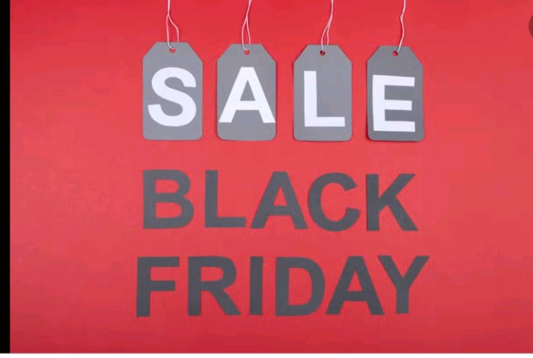 Black Friday sale now on 