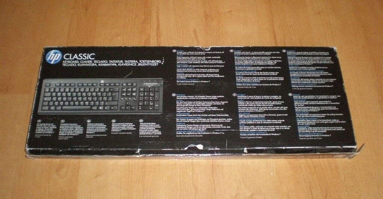 HP Classic Wired Keyboard with box