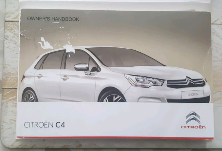 image for Citroen C4 owners handbook