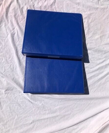 15 Blue A4 Folders (6 Lever Arch files and 9 Ring binders) from smoke-free home