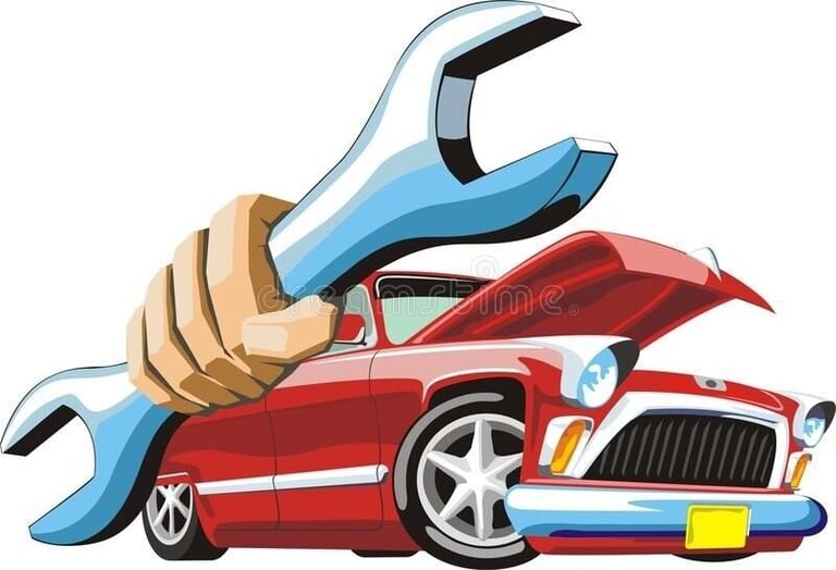 Accident Mechanical car repair / Service / Tyres / Dents repair / Spray