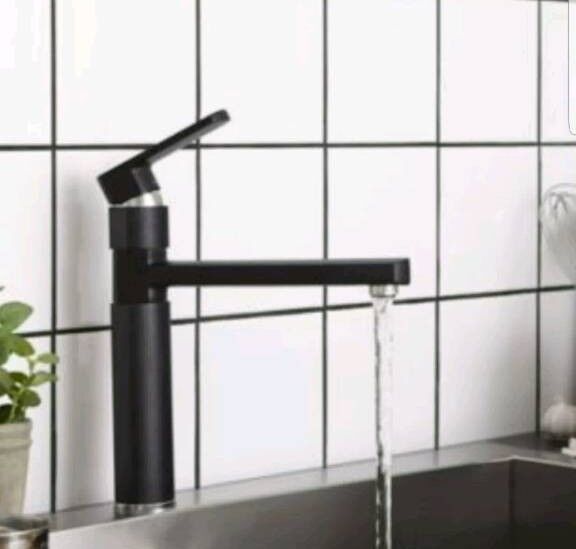 image for COOKE & LEWIS VIPACCO LEVER BLACK TAP