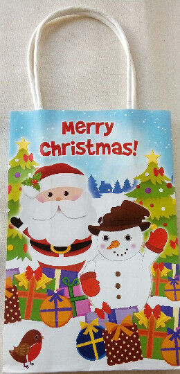 Christmas Paper Party bags 47 x Twist Handle Bags New Suitable for Resale