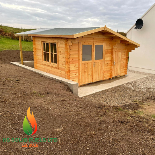 Timber cabin "BRUTUS" 34 4.5x3m - finance available