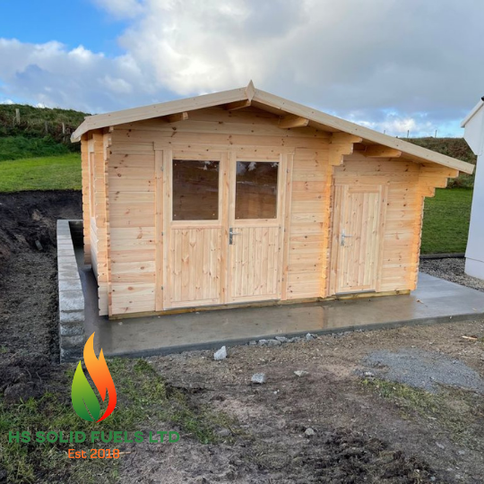 Timber cabin "BRUTUS" 34 4.5x3m - finance available